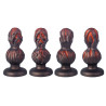 Bad Demon Plug Skullis XS 9 x 4 cm Rouge-Noir